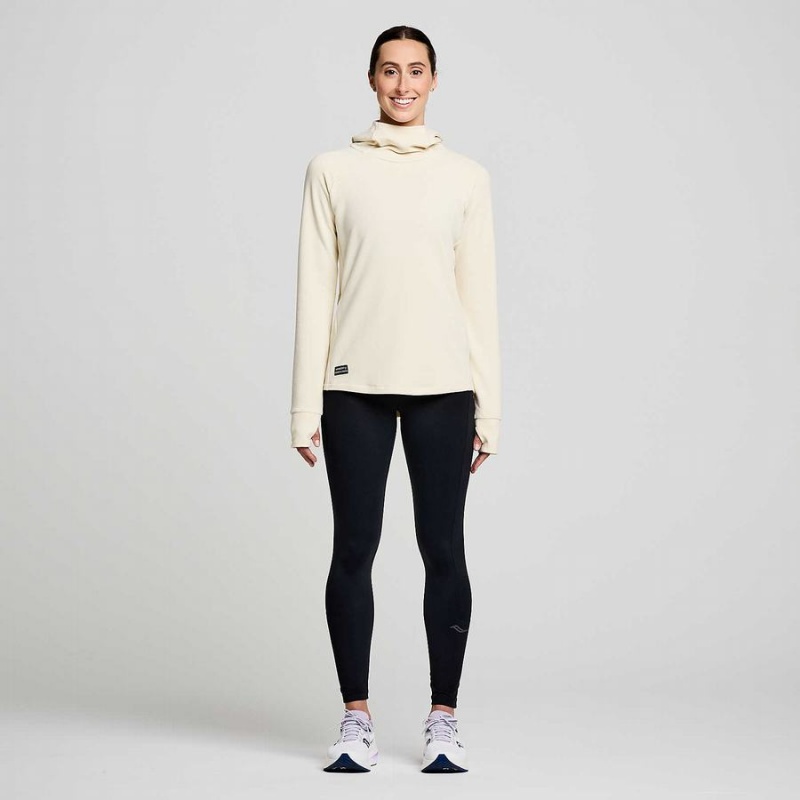 Beige Saucony Triumph Tunic Women's Hoodie | Malaysia S37491-Y12