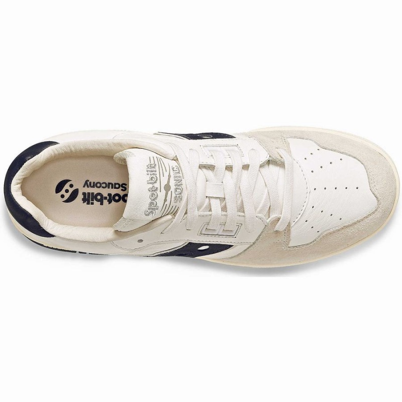 Beige / Blue Saucony Spot-Bilt™ Sonic Low Premium Women's Sneakers | Malaysia S80971-Y68