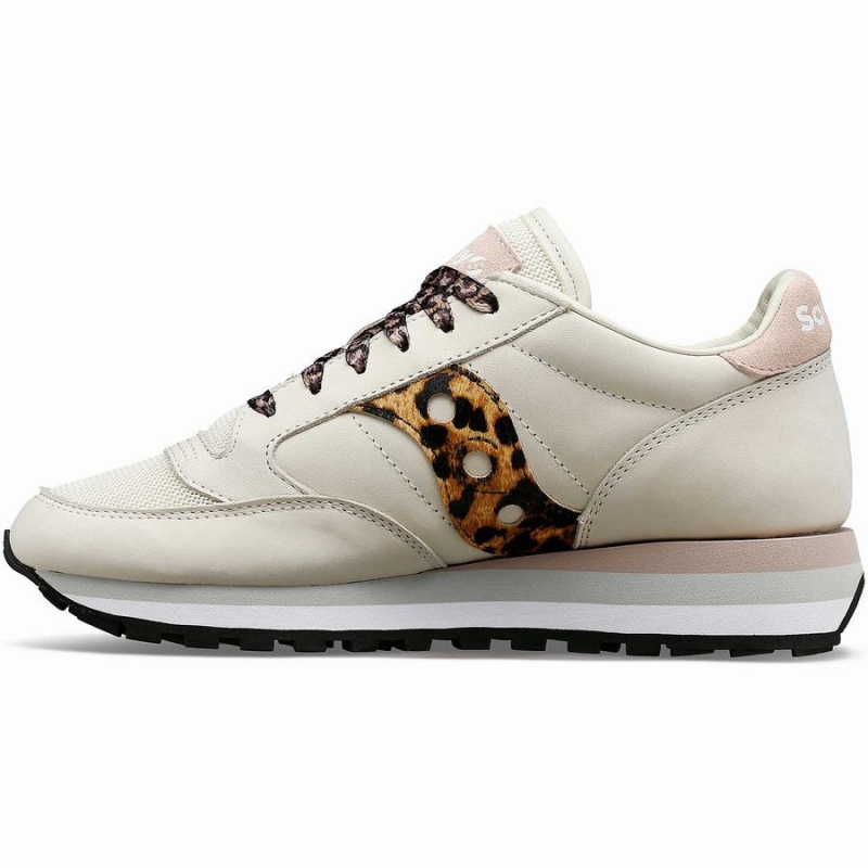 Beige / Leopard Saucony Jazz Triple Women's Sneakers | Malaysia S32570-Y20