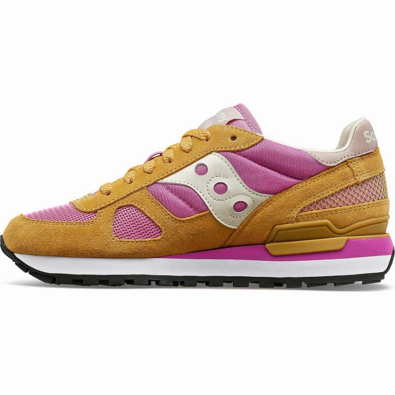 Beige / Pink Saucony Shadow Original Women's Sneakers | Malaysia S96710-A29