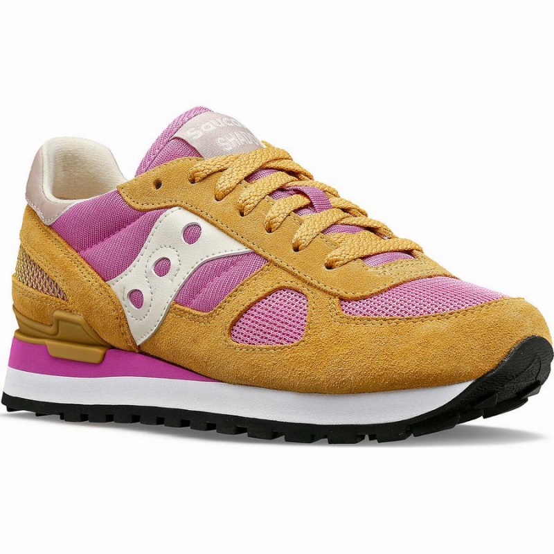 Beige / Pink Saucony Shadow Original Women's Sneakers | Malaysia S96710-A29