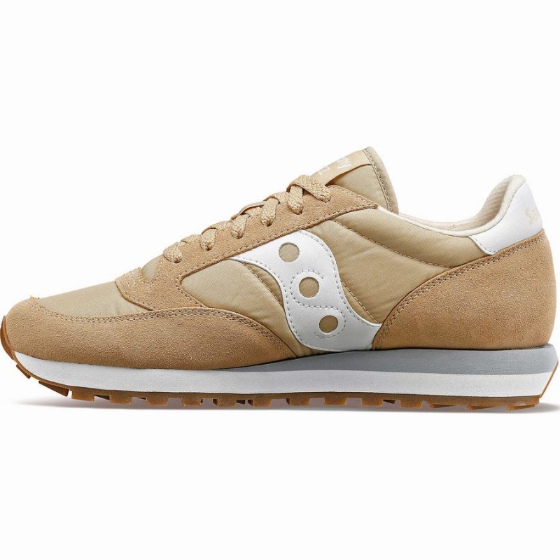 Beige / White Saucony Jazz Original Women's Sneakers | Malaysia S80273-U59