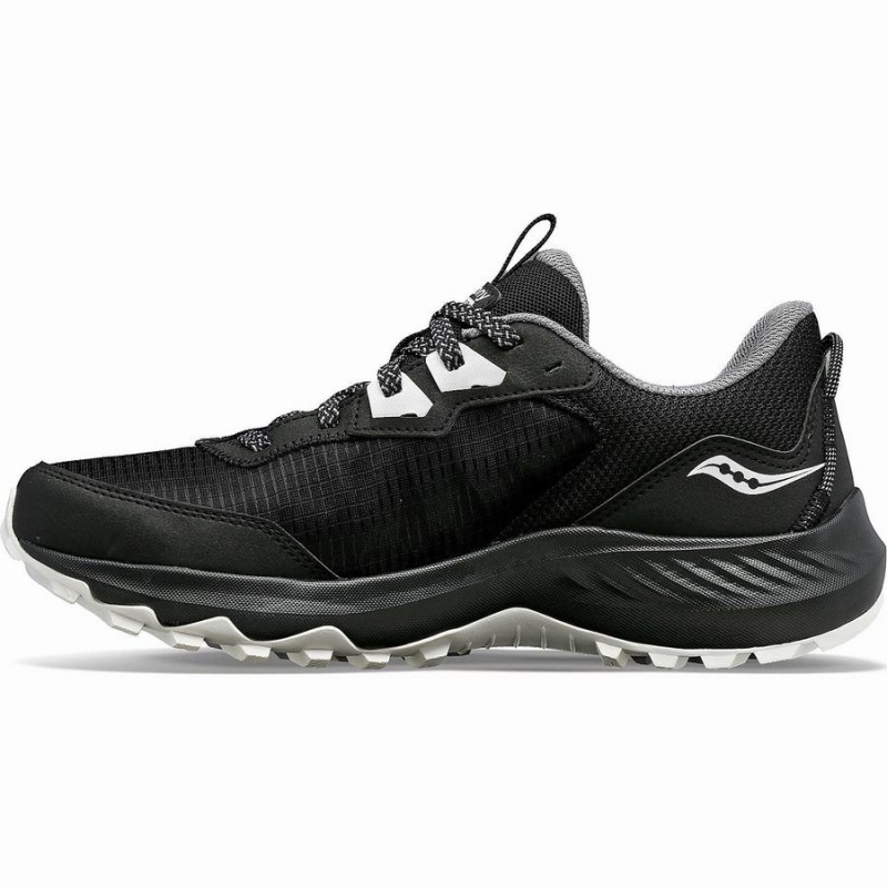 Black Saucony Aura TR Wide Women's Trail Running Shoes | Malaysia S05384-T18