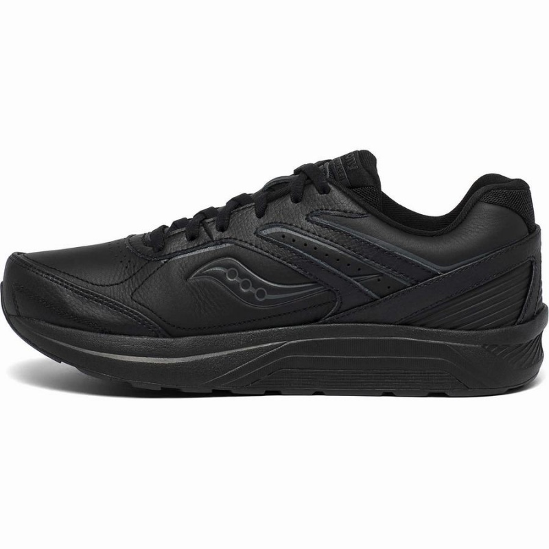 Black Saucony Echelon Walker 3 Extra Wide Men's Walking Shoes | Malaysia S40963-D62