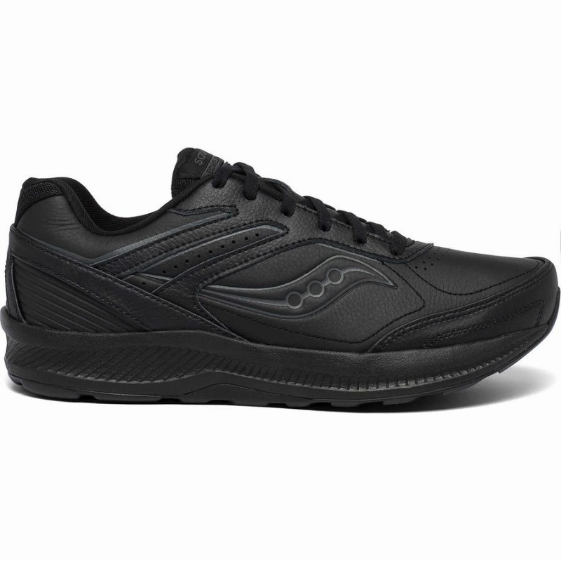 Black Saucony Echelon Walker 3 Men\'s Walking Shoes | Malaysia S02541-B35