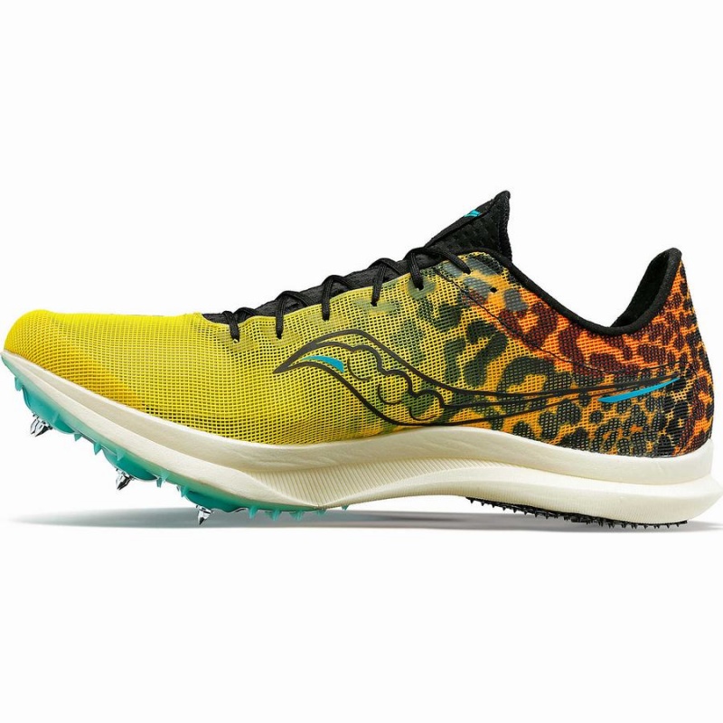 Black Saucony Endorphin Cheetah Men's Track Spikes | Malaysia S95140-Y39