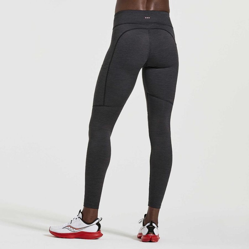 Black Saucony Fortify Women's Tight | Malaysia S38502-V94