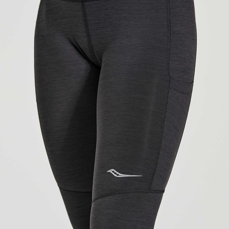 Black Saucony Fortify Women's Tight | Malaysia S38502-V94