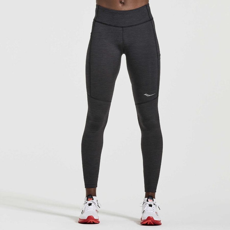 Black Saucony Fortify Women\'s Tight | Malaysia S38502-V94