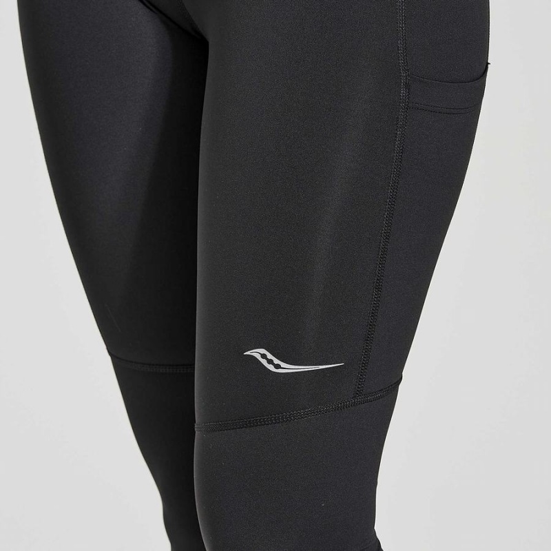 Black Saucony Fortify Women's Tight | Malaysia S31079-B86