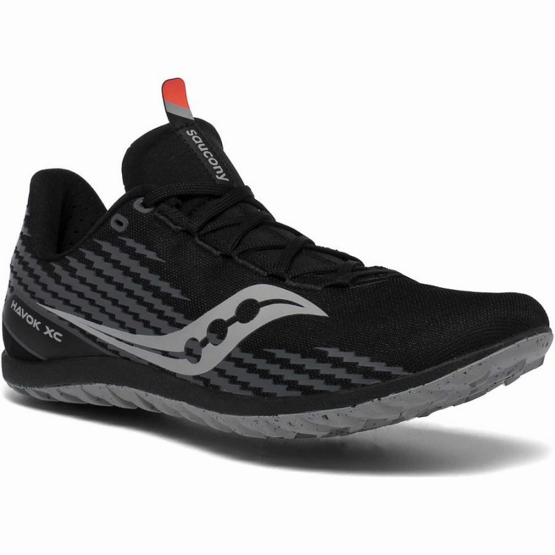 Black Saucony Havok XC 3 Spike Men's Track Spikes | Malaysia S90873-Q70