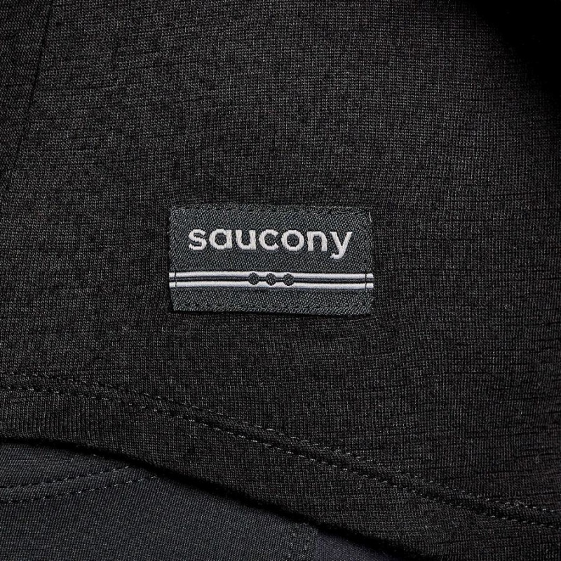 Black Saucony Peregrine Merino Long Sleeve Women's T Shirts | Malaysia S93082-M10