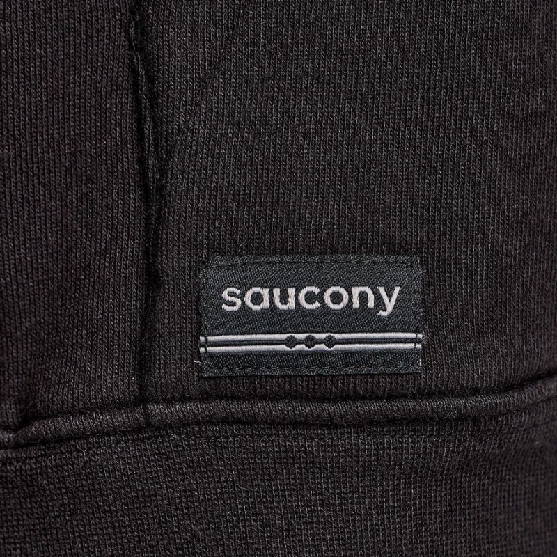 Black Saucony Recovery Hoody Men's Hoodie | Malaysia S30754-F35