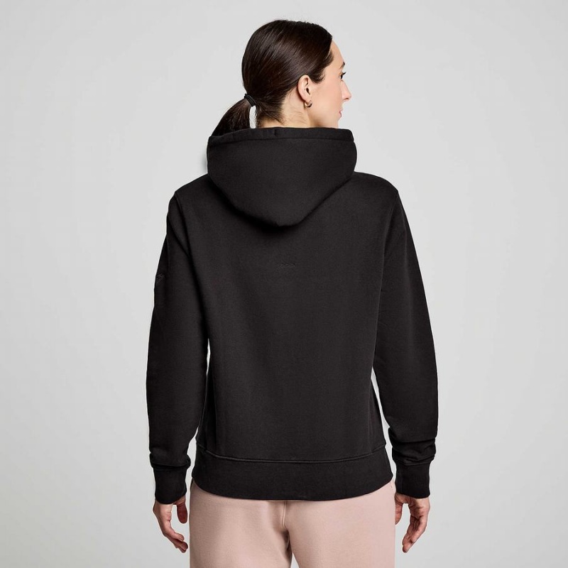 Black Saucony Recovery Hoody Women's Hoodie | Malaysia S89751-D61