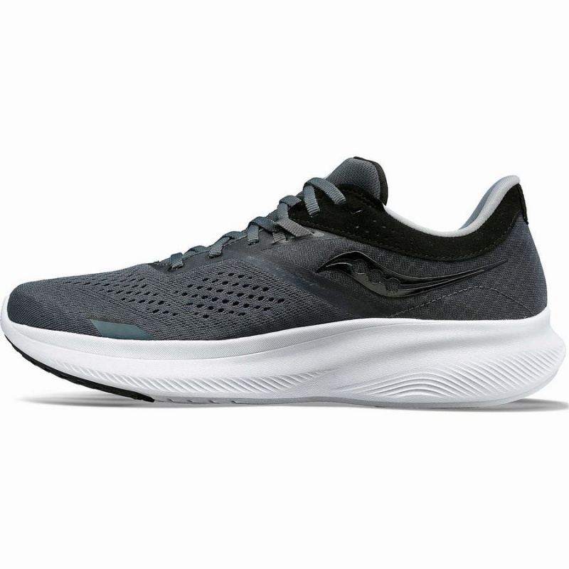 Black Saucony Ride 16 Men's Running Shoes | Malaysia S01428-Z28