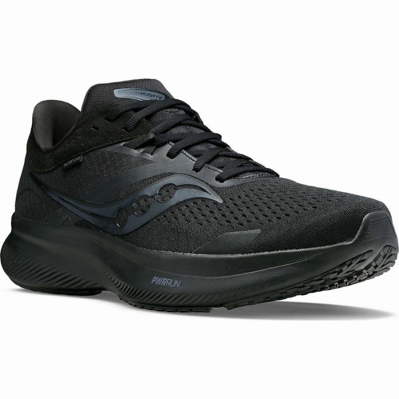 Black Saucony Ride 16 Men's Running Shoes | Malaysia S72045-C60