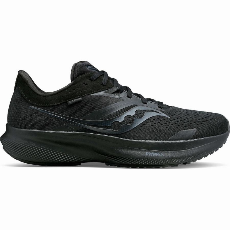 Black Saucony Ride 16 Men\'s Running Shoes | Malaysia S72045-C60