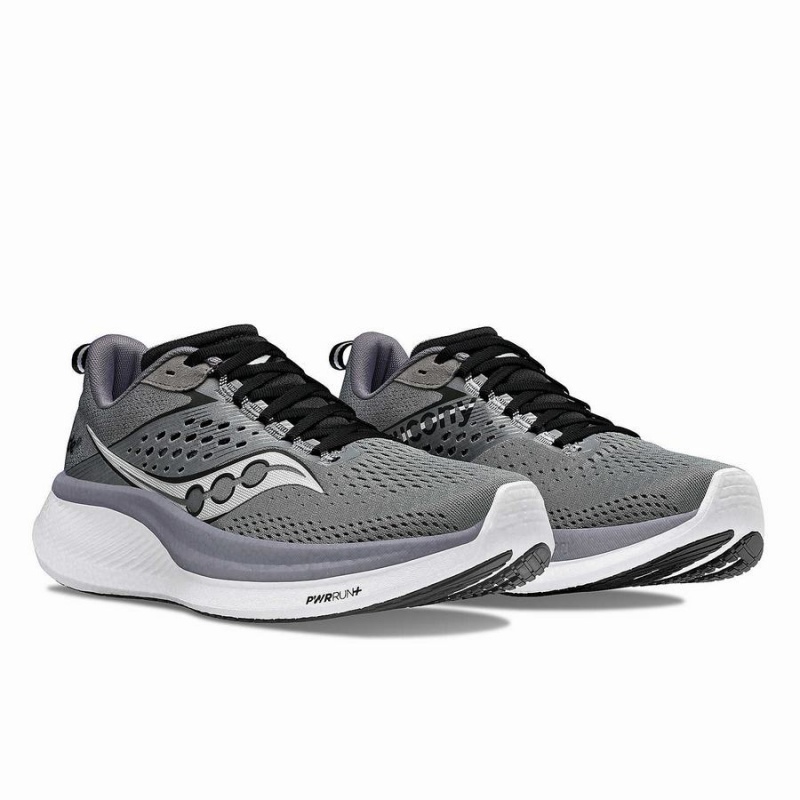 Black Saucony Ride 17 Men's Running Shoes | Malaysia S03571-M36