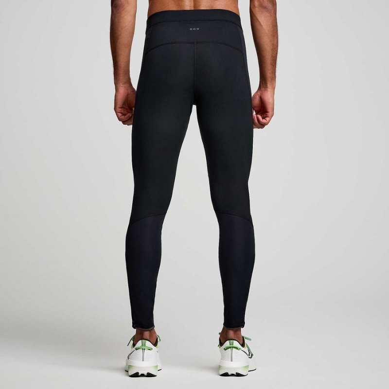 Black Saucony Runshield Men's Tight | Malaysia S13654-F91