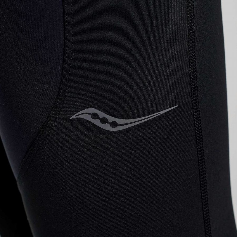 Black Saucony Runshield Women's Tight | Malaysia S08291-D62