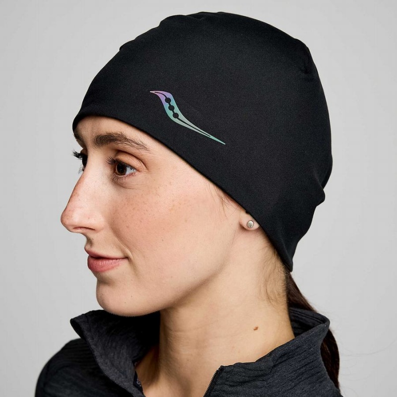 Black Saucony Solstice Women\'s Beanie | Malaysia S79164-M94