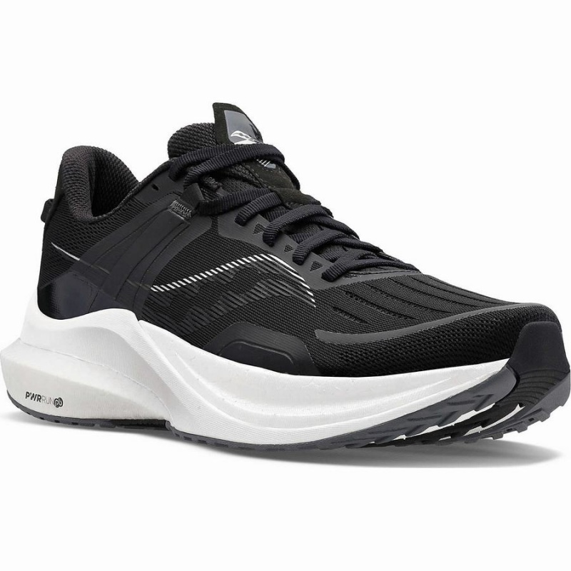 Black Saucony Tempus Wide Men's Running Shoes | Malaysia S86437-V75