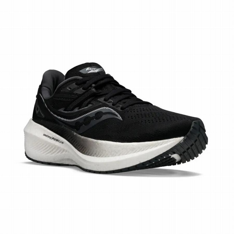 Black Saucony Triumph 20 Men's Running Shoes | Malaysia S21856-K58