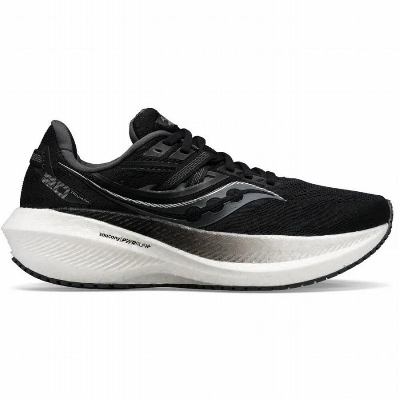 Black Saucony Triumph 20 Men\'s Running Shoes | Malaysia S21856-K58