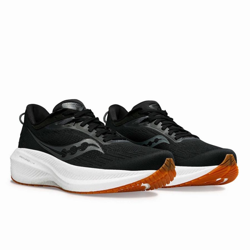 Black Saucony Triumph 21 Men's Running Shoes | Malaysia S87094-G57