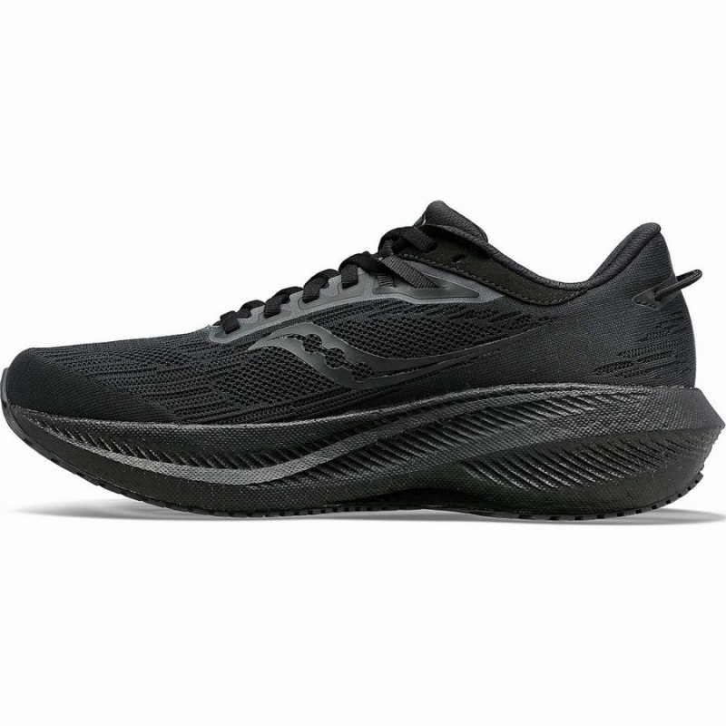 Black Saucony Triumph 21 Men's Running Shoes | Malaysia S89761-M93