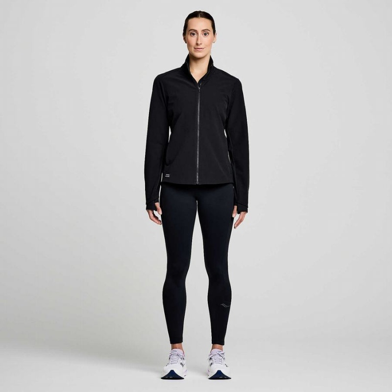 Black Saucony Triumph Women's Jackets | Malaysia S92685-H80