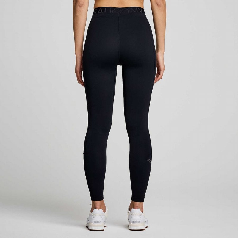 Black Saucony Triumph Women's Tight | Malaysia S19328-L87