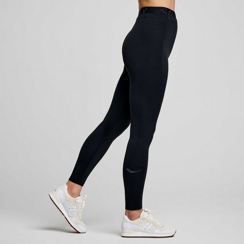 Black Saucony Triumph Women's Tight | Malaysia S19328-L87