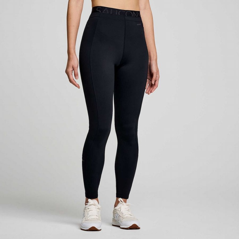 Black Saucony Triumph Women\'s Tight | Malaysia S19328-L87