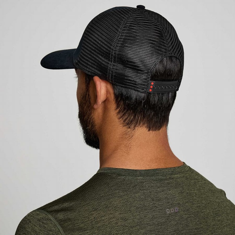 Black Saucony Trucker Men's Hats | Malaysia S28935-H84