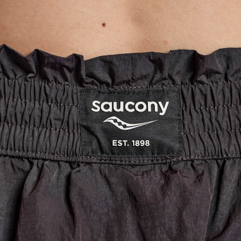 Black Saucony Unwind Women's Shorts | Malaysia S63849-G27