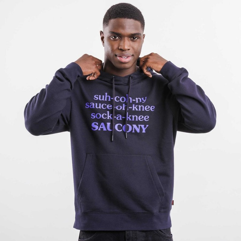 Black Saucony X Frank Cooke Rested Men\'s Hoodie | Malaysia S34085-M91