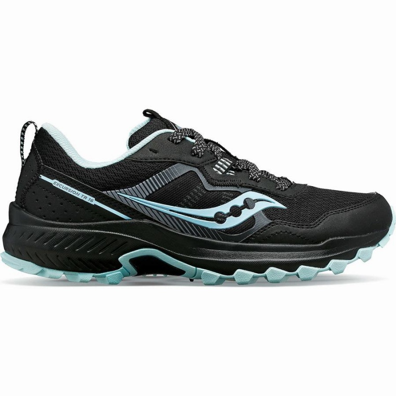 Black / Blue Saucony Excursion TR16 Women\'s Trail Running Shoes | Malaysia S89752-S27