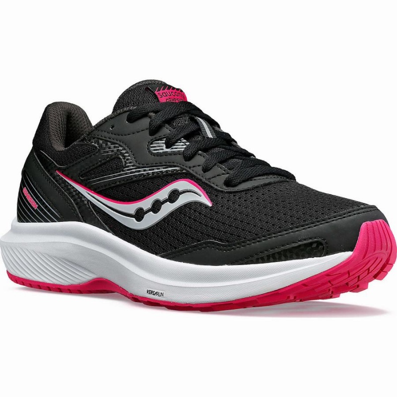 Black / Fuchsia Saucony Cohesion 16 Women's Walking Shoes | Malaysia S79320-K56