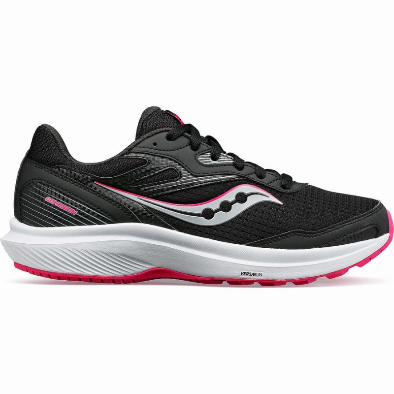 Black / Fuchsia Saucony Cohesion 16 Women\'s Walking Shoes | Malaysia S79320-K56