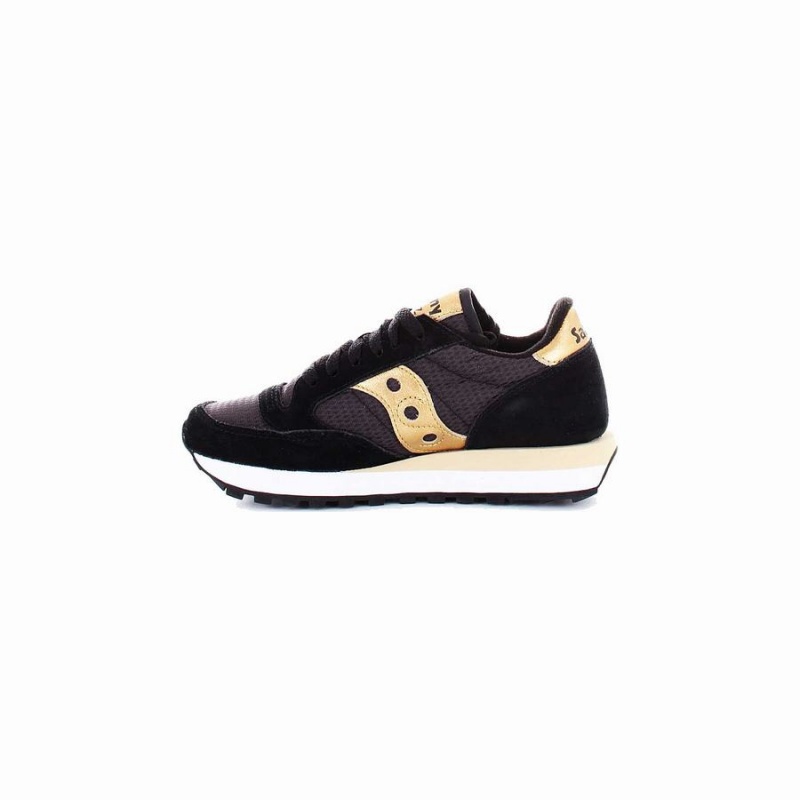 Black / Gold Saucony Jazz Original Women's Sneakers | Malaysia S23197-V15