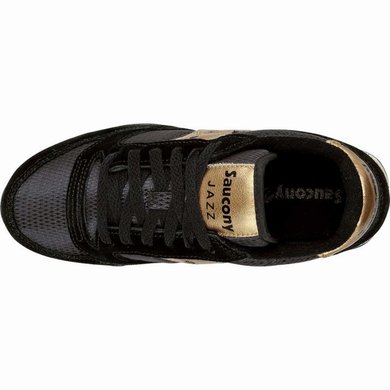 Black / Gold Saucony Jazz Original Women's Sneakers | Malaysia S23197-V15