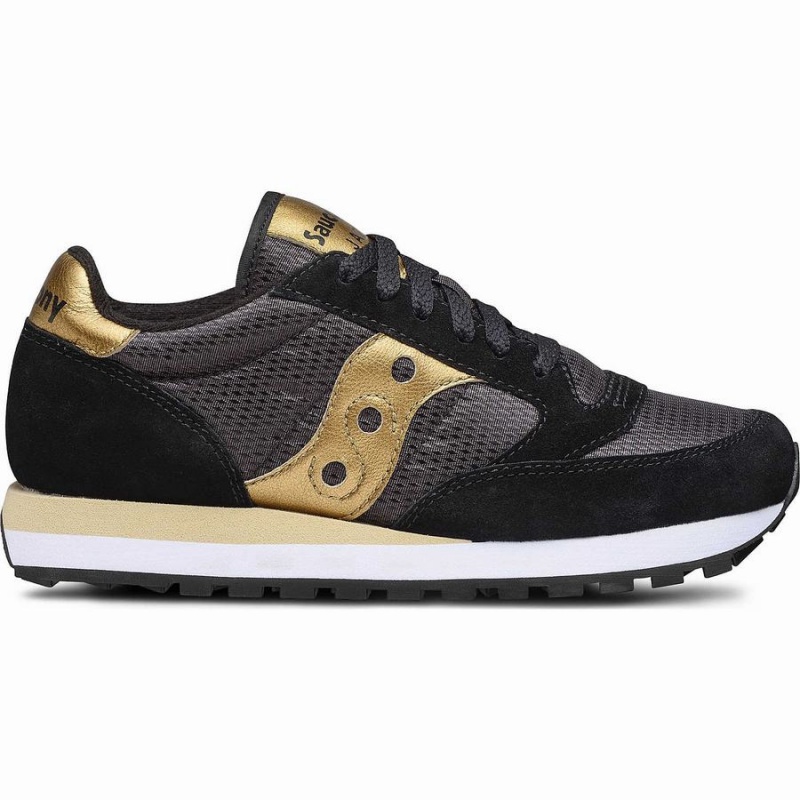 Black / Gold Saucony Jazz Original Women\'s Sneakers | Malaysia S23197-V15