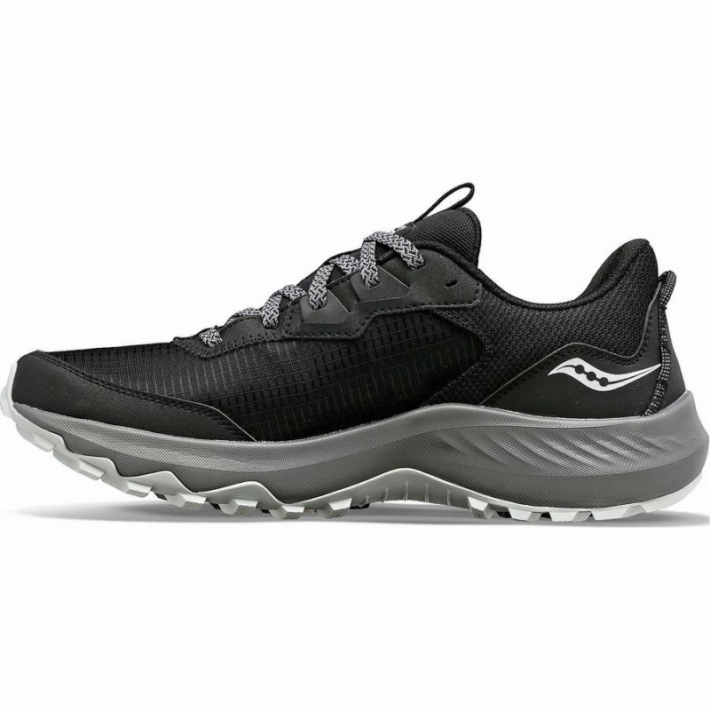 Black / Grey Saucony Aura TR Men's Trail Running Shoes | Malaysia S64102-L20