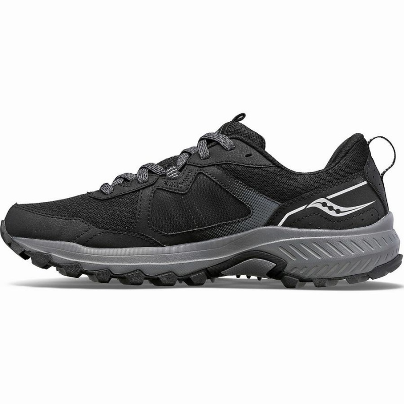 Black / Grey Saucony Excursion TR16 Men's Trail Running Shoes | Malaysia S94067-M02