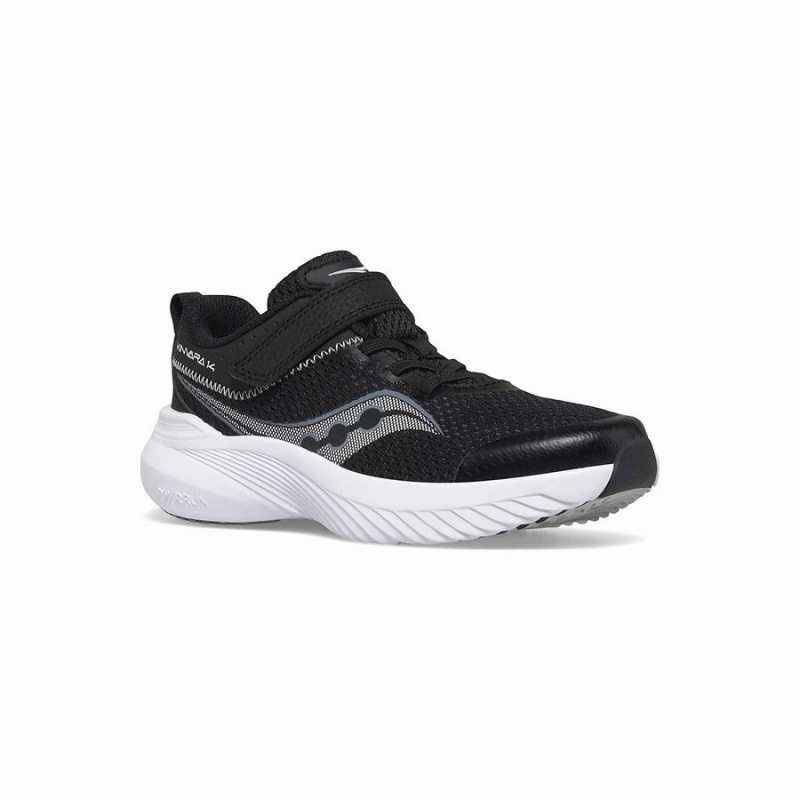 Black / Grey Saucony Kinvara 14 A/C Sneaker Kids' Running Shoes | Malaysia S27138-P53