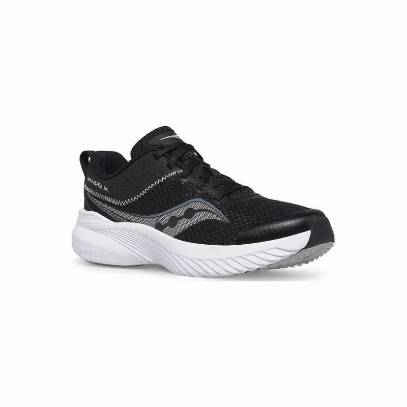 Black / Grey Saucony Kinvara 14 Sneaker Kids' Running Shoes | Malaysia S97680-W12