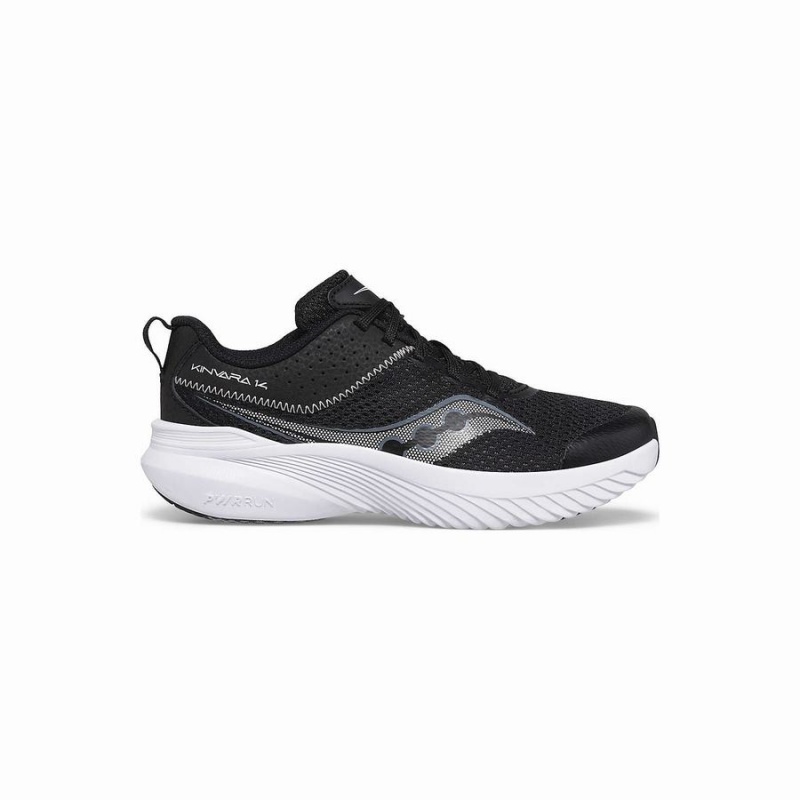 Black / Grey Saucony Kinvara 14 Sneaker Kids\' Running Shoes | Malaysia S97680-W12