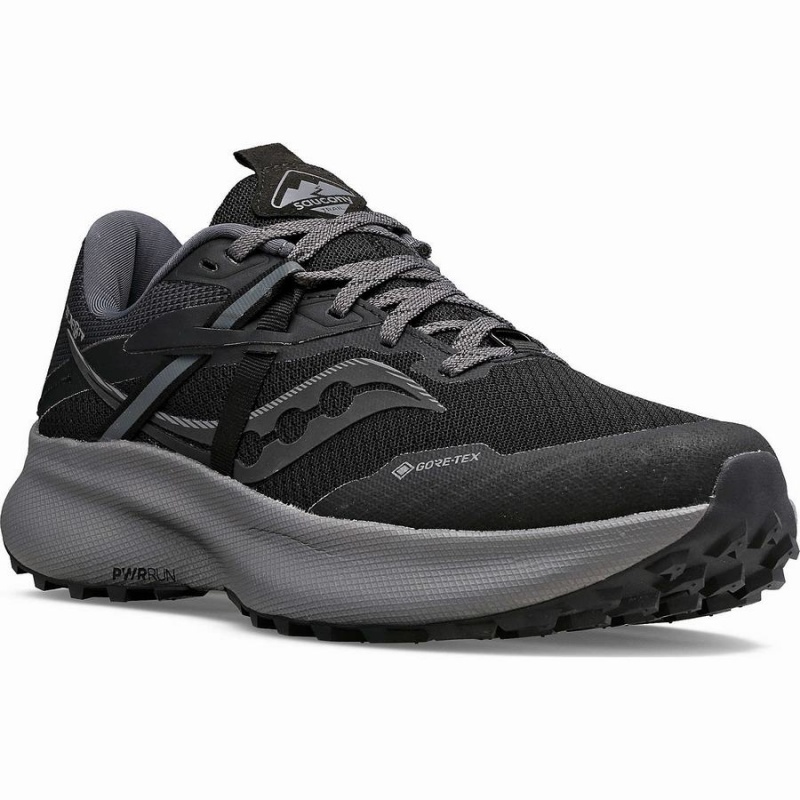 Black / Grey Saucony Ride 15 TR GTX Women's Trail Running Shoes | Malaysia S30954-H49