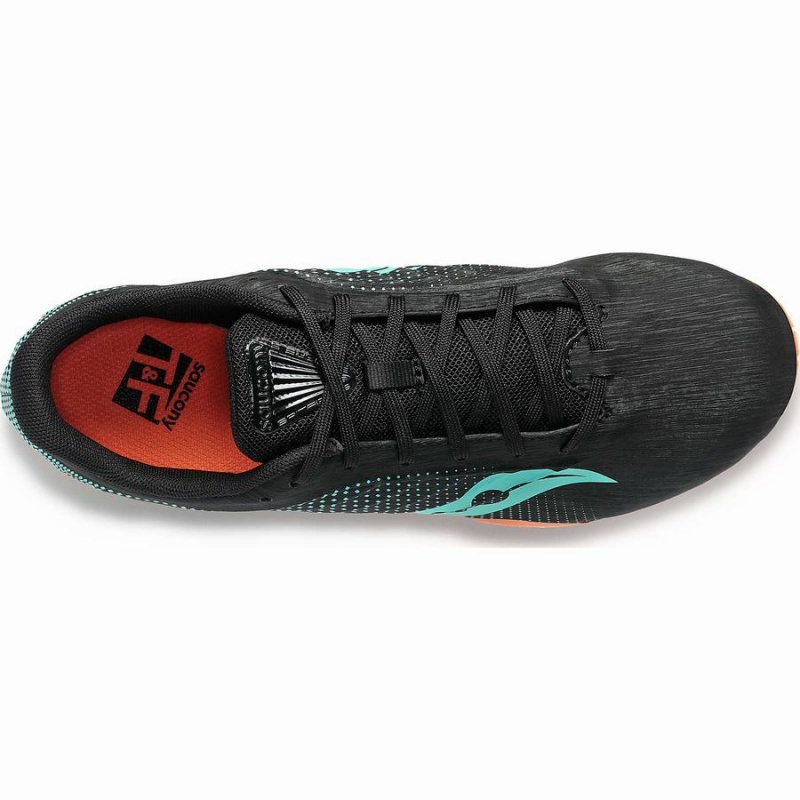 Black / Mint Saucony Spitfire 5 Men's Track Spikes | Malaysia S62918-X47